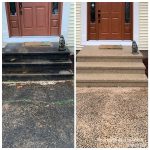 Walkway and cement pressure washing in Wolcott CT & Plantsville CT